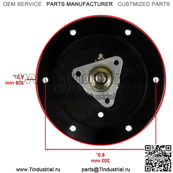 Шпиндель для Toro Z-MasterZ580-D Z587L Z588E Z589 Z590D Z593D 52 дюйма, 60 дюймов, 72 дюйма, дека, 2 шт. - Image 3