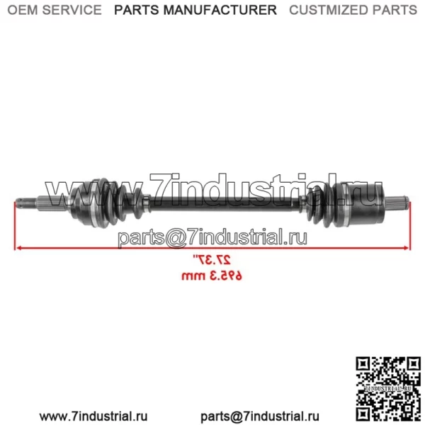 Передние мосты CV для John Deere Gator HPX 815E HPX 615E HPX 850D 4x2 4x4 HPX XUV - Image 2