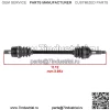 Передние левый и правый мосты CV для Kawasaki Teryx4 800 KRT800 2014-2023 - Image 4