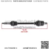 Задний мост CV для Kawasaki Teryx 4 750 KRT750 4x4 EPS 2012-2013 SidexSide - Image 2