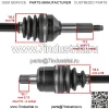 Задний мост CV для Kawasaki Teryx 4 750 KRT750 4x4 EPS 2012-2013 SidexSide - Image 3