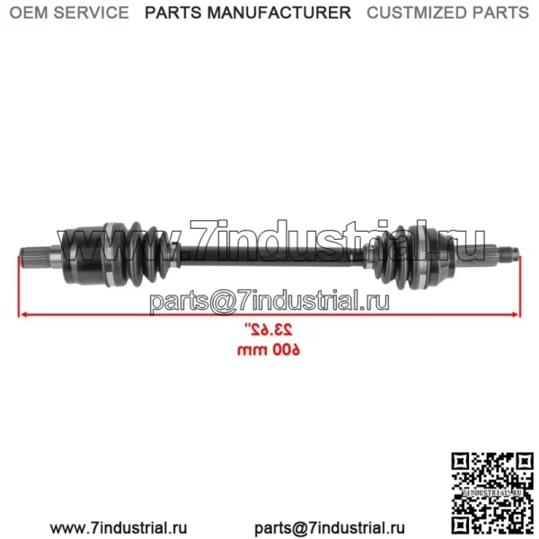 42250-HL5-A42 42250-HL5-A41 Передняя и задняя ось ШРУС для Honda Pionner 500 - Image 2