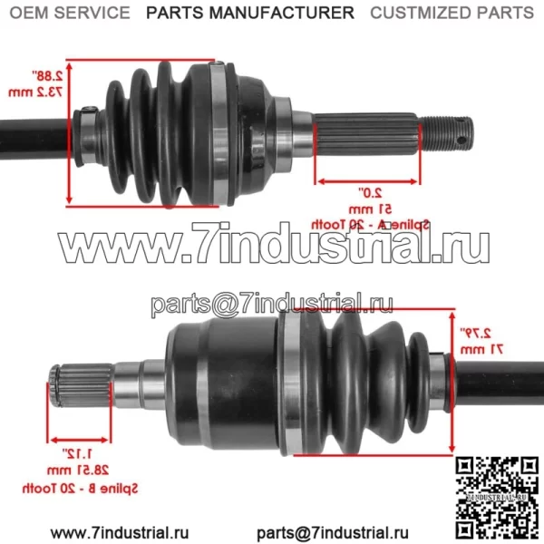 54902-38F01 54901-38F01 Передняя левая и правая ось CV для Suzuki 2002-2004 - Image 3