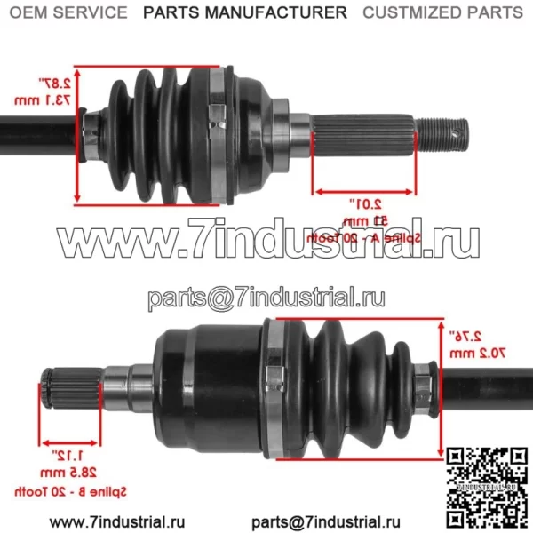 54902-38F01 54901-38F01 Передняя левая и правая ось CV для Suzuki 2002-2004 - Image 5