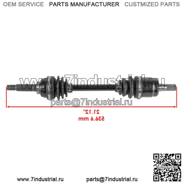 Передняя левая ось ШРУС для Suzuki Vinson 500 LTA500F LTA500FC LTA500FB 2003-07 - Image 2