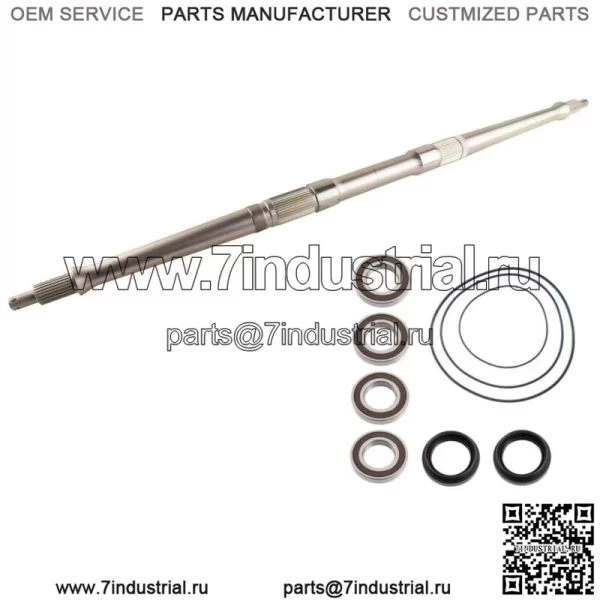 Комплект задней оси и опорных подшипников Yamaha Raptor 700 2006-2020 гг.