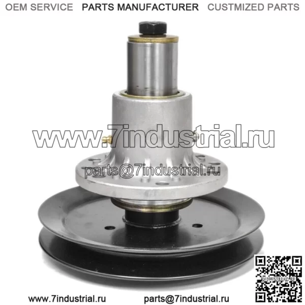Шпиндель в сборе со шкивом для Exmark 72" Deck Lazer Z XP Zero Turn 1-644092 - Image 2