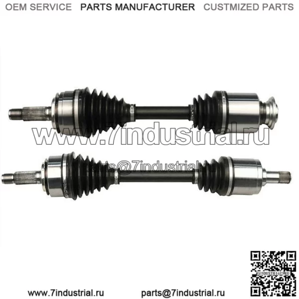 Оси CV для Toyota Land Cruiser 1998-2007 годов, передний водительский и пассажирский комплект, 2 шт.