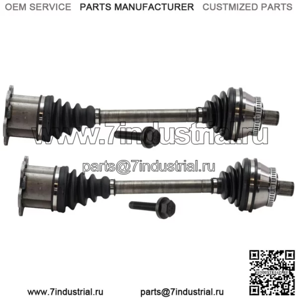 Ось CV для Audi A4 2002-2007 годов, передняя левая и правая пара, автоматический вариатор CVT Trans