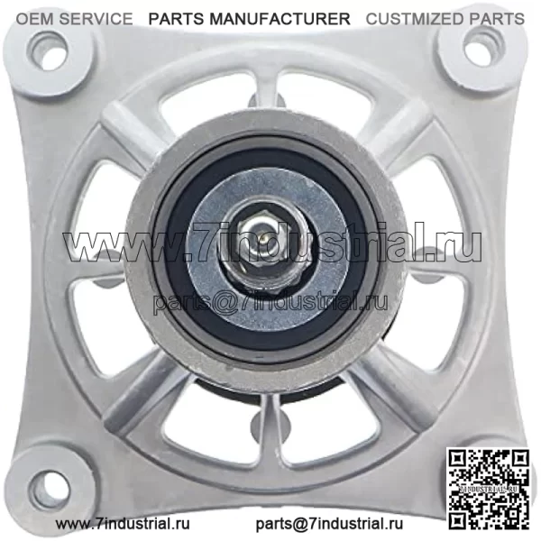 532192870 Шпиндель в сборе, 332516B Шкив шпинделя для Husqvarna 42 46 48 54-дюймовая дека Z254 YTH24K48 YTH22V46 532192870 192870 с гайками и болтами - Image 2
