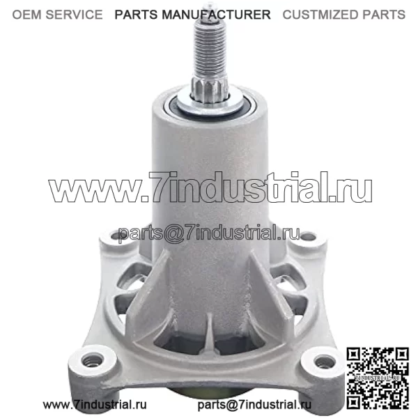 532192870 Шпиндель в сборе, 332516B Шкив шпинделя для Husqvarna 42 46 48 54-дюймовая дека Z254 YTH24K48 YTH22V46 532192870 192870 с гайками и болтами - Image 3
