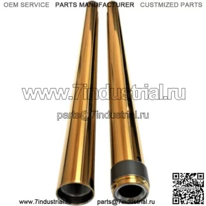 Комплект трубок передней вилки Gold Tin 39 мм 26,25 2+ Over Stock Harley Sportster Dyna FXR (Для: Harley-Davidson)
