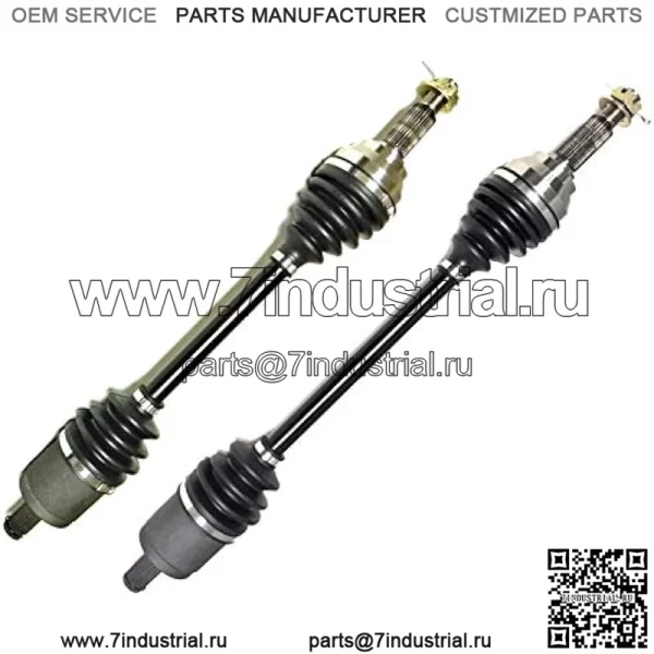 2 передних моста CV, левый правый, совместимы с John Deere 2006-2017 Gator HPX 4x4; 2007-2010 Аллигатор XUV 620i 850D