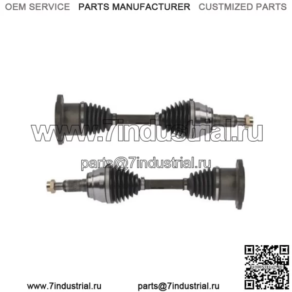 2 ПЕРЕДНИХ ПРИВОДНЫХ ВАЛА для CHEVROLET SILVERADO1500 / GMC SIERRA / 00-06 4WD