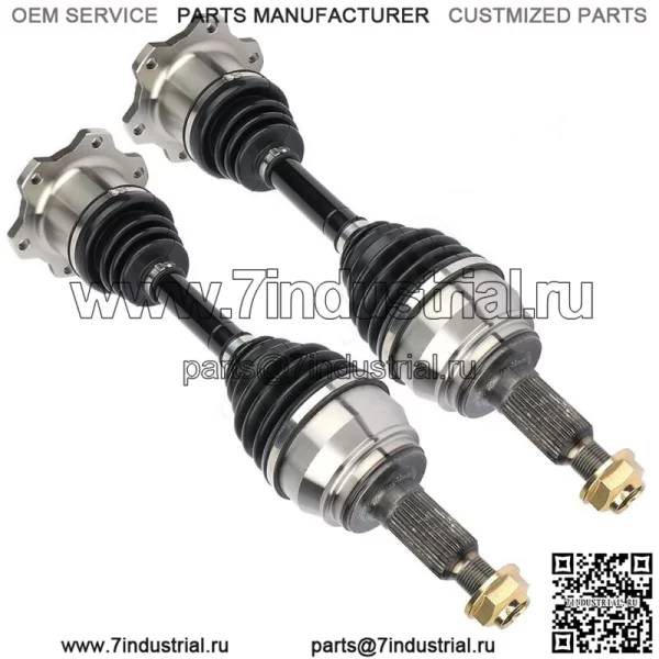 Передний мост CV для Tahoe GMC Sierra 1500 Suburban 1500 4WD 6 LUG (для: Silverado 1500) - Image 3