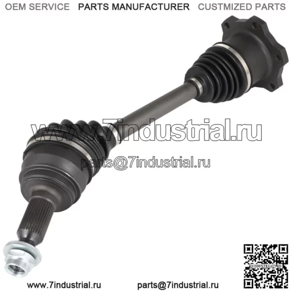 4WD для Silverado 1500 2007-19 Tahoe Sierra 1500, передний мост CV, 6 выступов (для: Silverado 1500) - Image 3