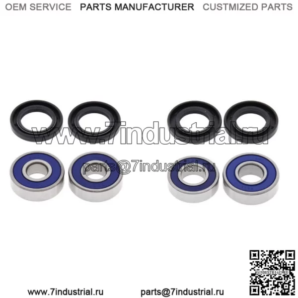 Комплект переднего и заднего подшипника колеса для Yamaha 80cc YZ80 1993-2001 гг.