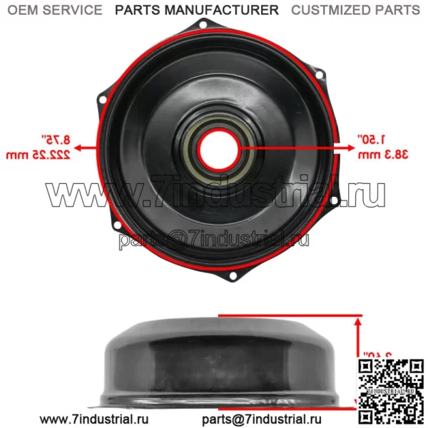 43620-HR3-A20 40520-HP0-A00 Задний тормозной барабан с тормозными колодками для Honda - Image 3