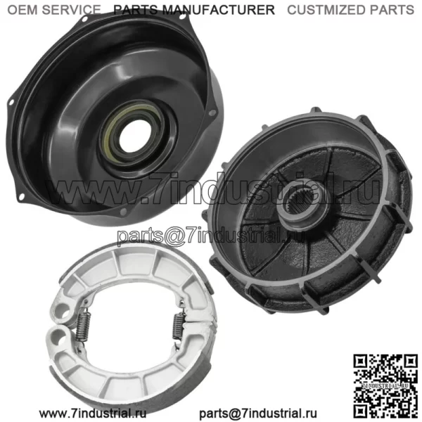 43620-HR3-A20 40520-HP0-A00 Задний тормозной барабан с тормозными колодками для Honda - Image 5