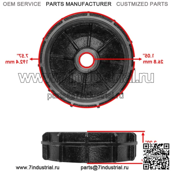 43620-HR3-A20 06430-HN0-A20 Задний тормозной барабан с тормозными колодками для Honda - Image 2