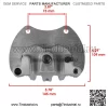 Задний левый и правый тормозной суппорт для Polaris RZR XP 1000 2014-2021 (Для: Polaris) - Image 4