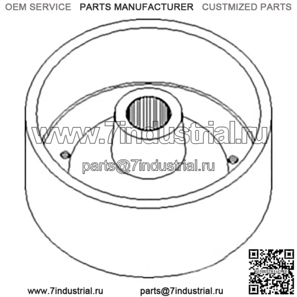 Тормозной барабан подходит для Ford 1510 1500 1300 1310 1710 SBA328510080 - Image 2