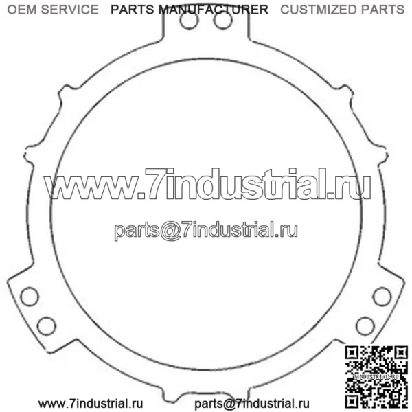 R50152 Подходит для тормозного поршня и диска сцепления трактора John Deere 4030 4040 4050