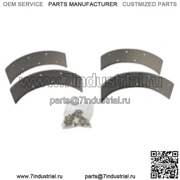 Комплект тормозных накладок подходит для John Deere R 70 80 520 530 620 630 - Image 2