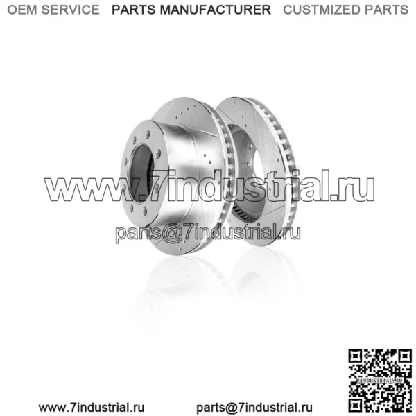 Передние просверленные роторы дискового тормоза для GMC Chevrolet Sierra Silverado 2500 3500 HD (для: более одного автомобиля)