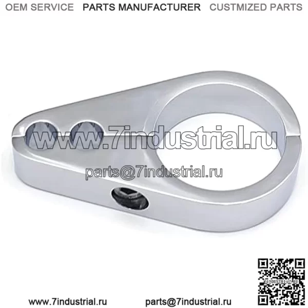 H2315-1,25- 1 1/4 дюйма, хромированная часть троса тормозной муфты, зажим, зажим, совместим с Harley Davidson - Image 5