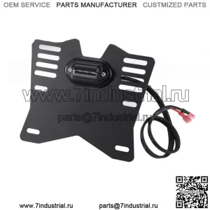 UTV ATV Держатель номерного знака Светодиодный кронштейн для Polaris Ranger RZR Can-Am X3