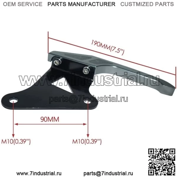 Подлокотник для мотоцикла, пассажирский для HON & DA MSX 125 SF M3 M5, локомотив с маленькой обезьянкой, задний подлокотник, аксессуары для электромобилей, установка хвоста мотоцикла (цвет: 4) - Image 3