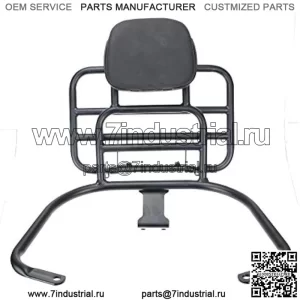 Задний багажник, кронштейн, грузовой держатель, подходит для Vespa GTS GTS300 GTV300 HPE (черный)