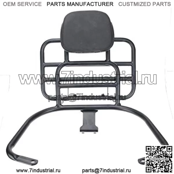 Задний багажник, кронштейн, грузовой держатель, подходит для Vespa GTS GTS300 GTV300 HPE (черный)