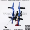 LC135 LC150 задняя часть мотоцикла модифицированная регулируемая подставка для ног с ЧПУ подножка в сборе для Yamaha