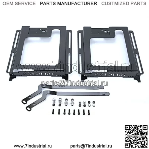 Основание сиденья RZR, нижнее и наклонное основание сиденья RZR, для Polaris RZR 800/900/S 1000/XP 1000/XP Turbo/General (ПАРА)