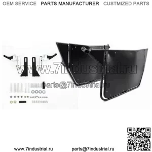 Металлические двери UTV, совместимые с Polaris RZR 800 2008–2014 гг., Polaris RZR-S 800 2009–2014 гг., Polaris RZR XP 900 2011–2014 гг., 2-дверная модель Polaris RZR 570 2012–2019 гг., сверхмощная автомобильная защелка, 2 шт.