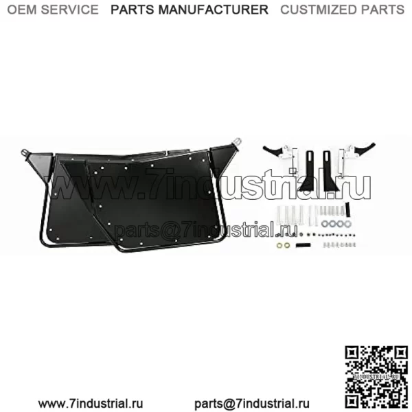 Черные металлические двери для Polaris RZR 800/S 800/ XP 900/570 2008-2014 гг., 2 пары аксессуаров