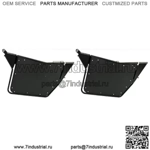 Двери UTV подходят для 2-дверных моделей Polaris RZR XP 900/800/800 S/570 2008-2014 годов выпуска, сверхмощная двухступенчатая защелка в автомобильном стиле (набор из 2 штук).