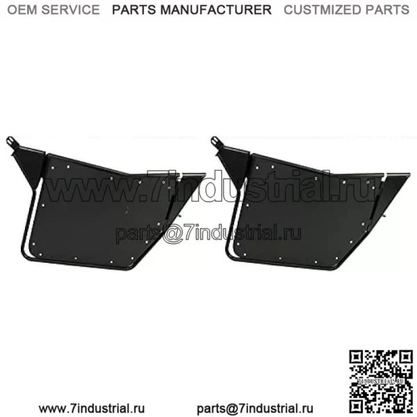 Двери UTV подходят для 2-дверных моделей Polaris RZR XP 900/800/800 S/570 2008-2014 годов выпуска, сверхмощная двухступенчатая защелка в автомобильном стиле (набор из 2 штук).