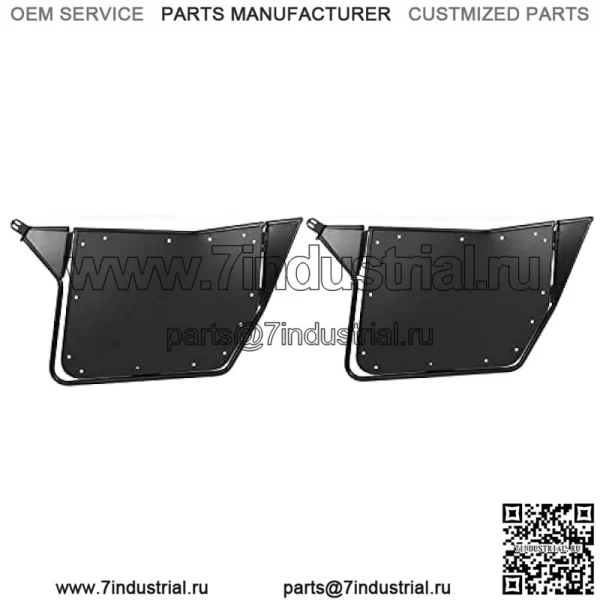 металлических двери для Polaris RZR 800 2008-2014 гг. | С 800 | РЗР 570 | XP 900, UTV Двухступенчатая откидная защелка автомобильного типа, 2 модели дверей, 1 пара (черного цвета)