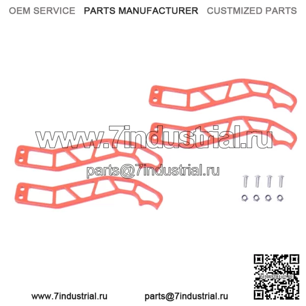 4 шт., красные дверные защелки, ручки для Can-Am Maverick X3/X 17-23 X3/X DS RS Turbo R Max