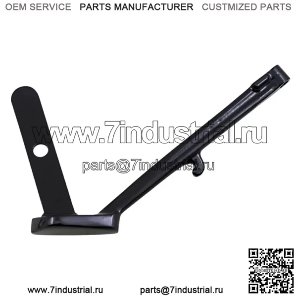 Gloss Black Stock Long Kickstand 2018+ Harley Softail FXFB (Для: Harley-Davidson)