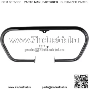 Защита рамы двигателя Cobra Black V Freeway 1 1/2" Harley Softail 18-20 (Для: Harley-Davidson)