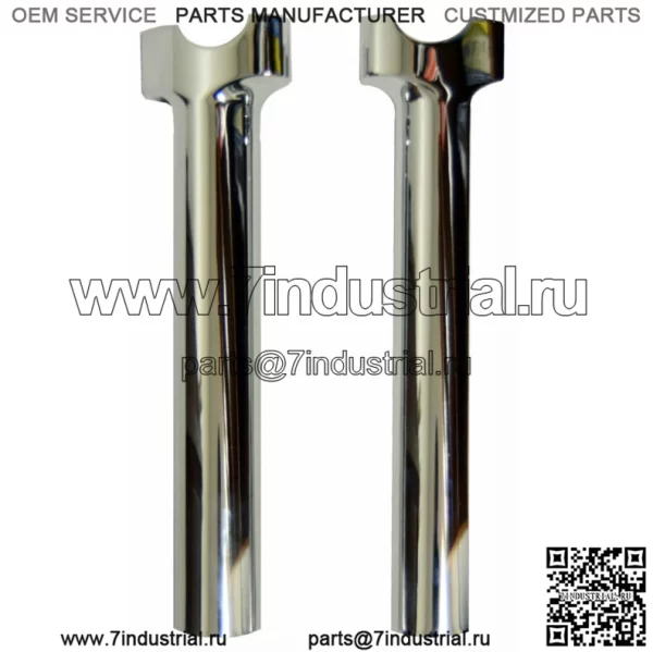 Chrome Wild One 1 Chubby Straight Riser 9,5-дюймовый Harley Club Style Dyna XL Softail (для: Harley-Davidson)