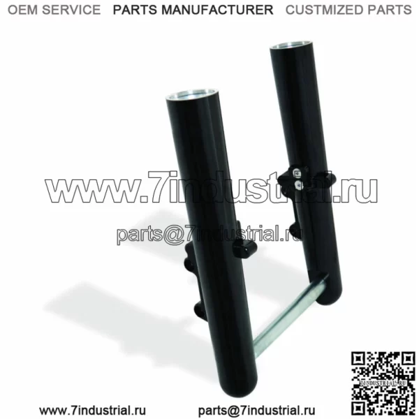 Комплект нижних слайдеров  Hot Legs с черными гладкими двойными дисками 00-07 Harley Touring (для: Harley-Davidson)