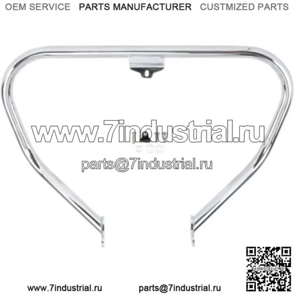 Защита рамы двигателя Cobra Chrome V Freeway Engine 1 1/2" Harley Softail 18-20 (Для: Harley-Davidson)