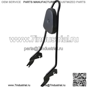 Быстросъемная спинка сиденья Motherwell Gloss Black 24 Sissy Bar Pad Harley Touring (Для: Harley-Davidson)