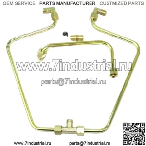 Old-Stf Brass Split Rocker Box Oil Hard Lines Harley Shovelhead Engines Cone Gen (Для: Harley-Davidson)