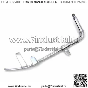 Нижняя, короткая, хромированная подставка на 1 дюйм Jiffystand Lowred Kit 91-06 Harley Touring (Для: Harley-Davidson)
